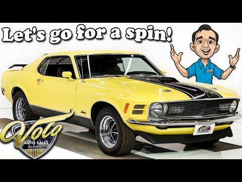 1970 Ford Mustang Mach 1 for sale at Volo Auto Museum #Video