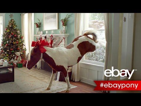 EBAY Pony Christmas commercial Video
