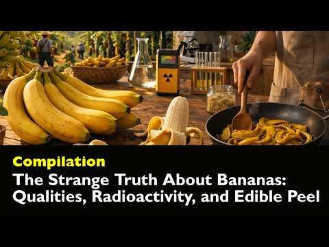 Bananas Explained: Classification, Radioactivity, and the Edible Peel We Throw Away | Compilation #V