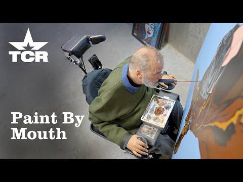 He paints with his mouth I Texas Country Reporter #Video