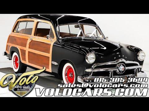 1949 Ford Custom Woody Wagon for sale at Volo Auto Museum #Video