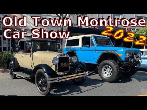 Old Town Montrose Car Show 2022 - 20th Annual #Video