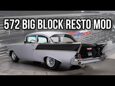 Frame Off Built 1957 Chevy Resto Mod 572 Big Block V8 Tremec 6-speed #Video