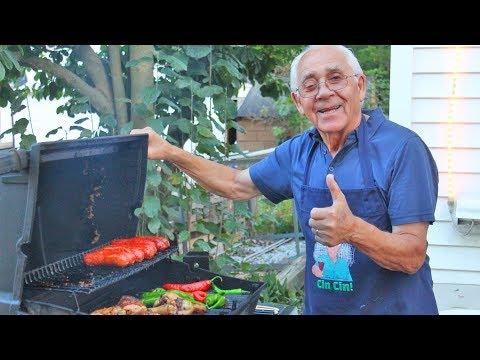Chef Pasquale cooks up a BBQ! Chicken Sausage and Oh Yeah Baby