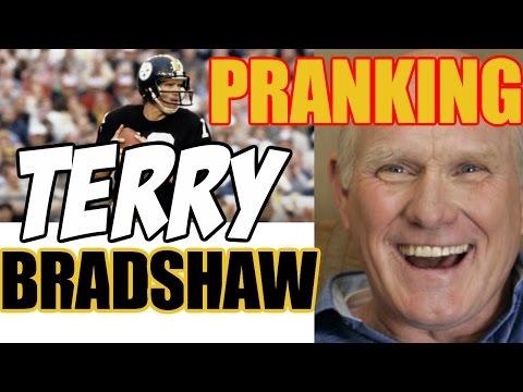Pranking TERRY BRADSHAW - NFL LEGEND - Tom Mabe