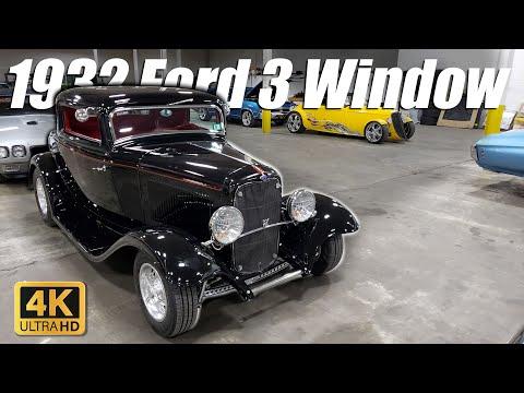 1932 Ford 3 Window Street Rod For Sale Vanguard Motor Sales #Video