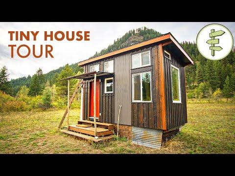 Extra Small Tiny House Built for a Traveling Minimalist - Full Tour