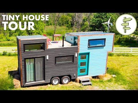 Modern High-End Tiny House with XL Kitchen & Rooftop Deck
