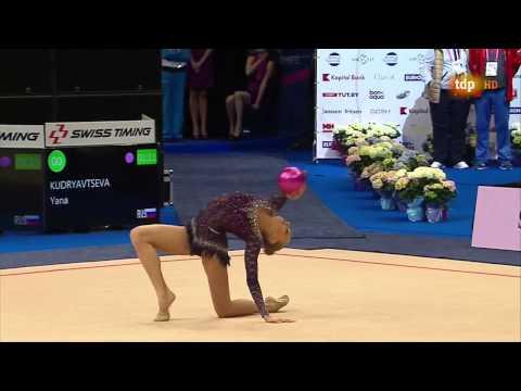 Yana Kudryavtseva. 2015 European Championships. Teams. Ball