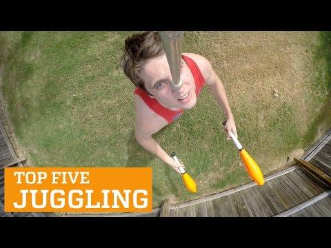 TOP FIVE JUGGLING | PEOPLE ARE AWESOME