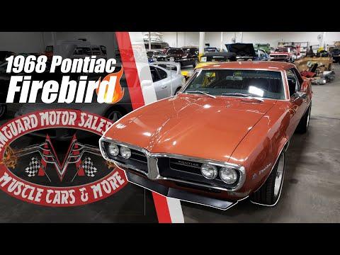 1968 Pontiac Firebird HO! For Sale Vanguard Motor Sales #Video