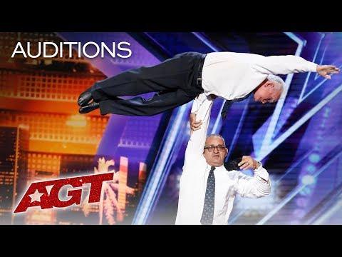 WOW! 84 and 54 Year Old Hand Balancing Best Friends Edson & Leon! - America's Got Talent 2019
