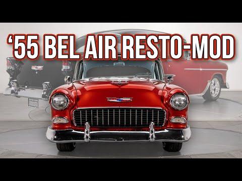 1955 Chevy Bel Air Resto Mod 350 Chevrolet V8 700R4 4-speed Auto #Video