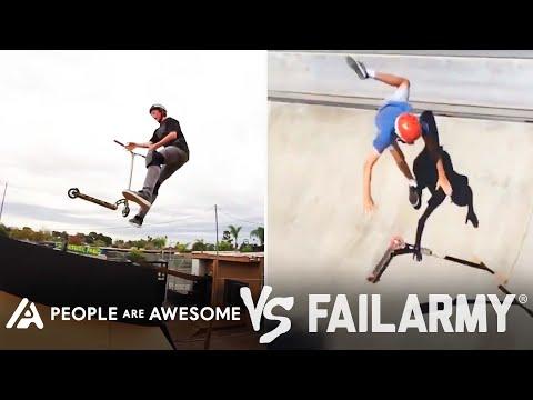 Wins & ﻿Fails On Scooters, Skis, Boards & ﻿More | People Are Awesome Vs. FailArmy #Video