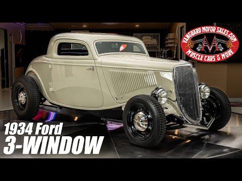 1934 Ford 3 Window Coupe Street Rod #Video