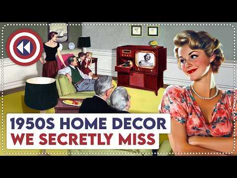 1950s Home Decor That Defined Mid-Century Style #Video