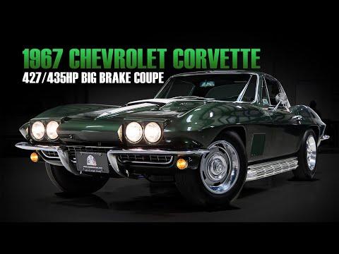 1967 Chevrolet Corvette 427/435 Big Brake Coupe #Video