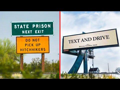 Funny Signs That Captured People's Attention... #Video