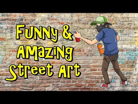 Funny And Amazing Street Art Around The World #Video