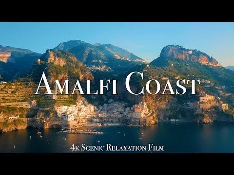 The Amalfi Coast 4K - Scenic Relaxation Film With Calming Music #Video