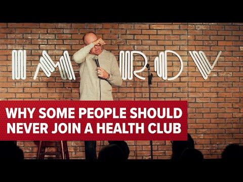 Why Some People Should Never Join A Health Club Video| Comedian Jeff Allen