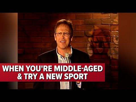 When You're Middle-Aged & Try a New Sport | Comedian Jeff Allen #Video