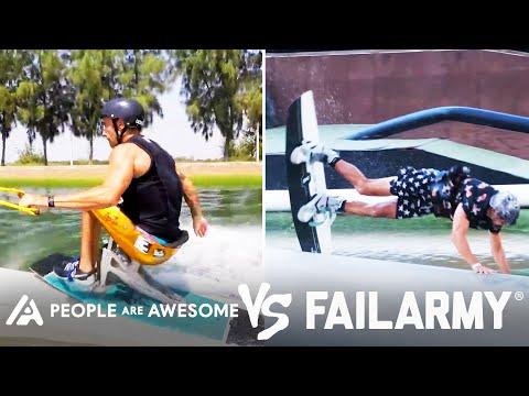 Wins & Fails While Wakeboarding, Cycling, Working Out & More | People Are Awesome Vs. FailArmy #Vide