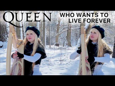 QUEEN - Who Wants to Live Forever (Harp Twins) from Highlander #Video