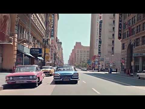 Los Angeles 1960s – Advanced Colorization (New Version 4K - 2026) with Sound Design #Video