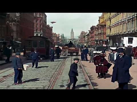 San Francisco 1906 - Advanced Colorization (New Version 4K - 2026) with Sound Design #Video