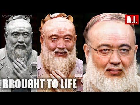 Confucius, Chinese Philosopher, Brought To Life (AI) #shorts #Video