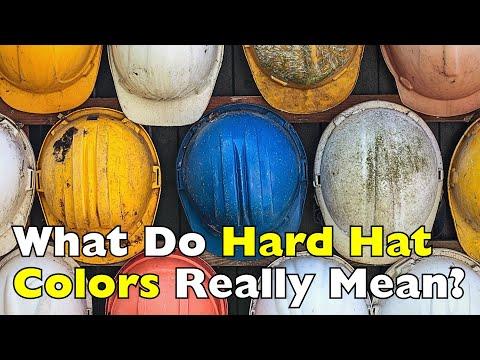 What Do Hard Hat Colors Really Mean? #Video