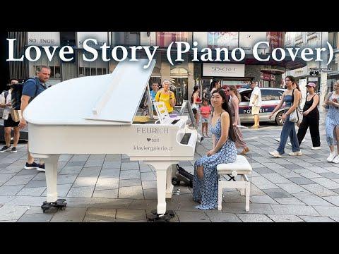 When I Performed Love Story On A Street Piano, The Cops Showed Up! #Video