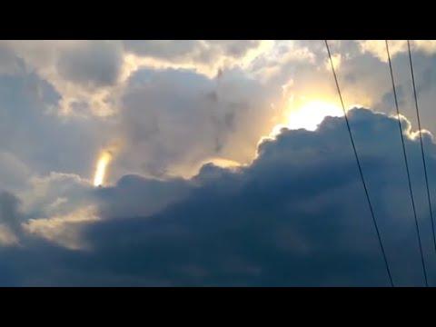 Strange Light Dances In The Clouds. Your Daily Dose Of Internet.