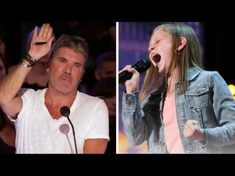 Ansley Burns 11-Year-Old Was Simon STOPS Her But This Girl SHOCKS With A Comeback #Video