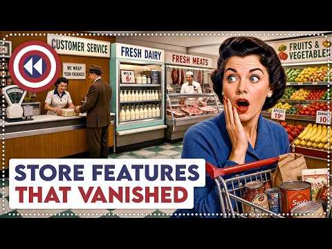 10 Old Grocery Store Features That Have Vanished Forever #Video