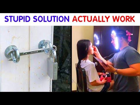 50 Funny Times People Thought Of Stupid Solutions That Actually Work #Video