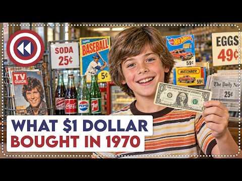 10 Things You Could Buy For Under $1 In The 1970s #Video
