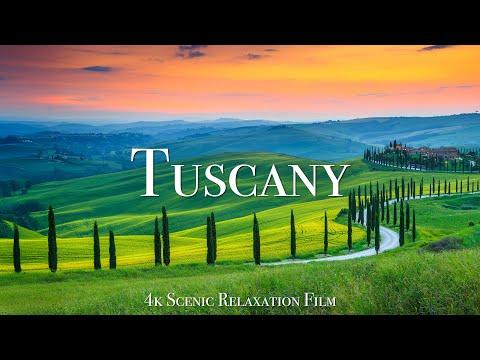 Tuscany 4K - Scenic Relaxation Film With Calming Music #Video