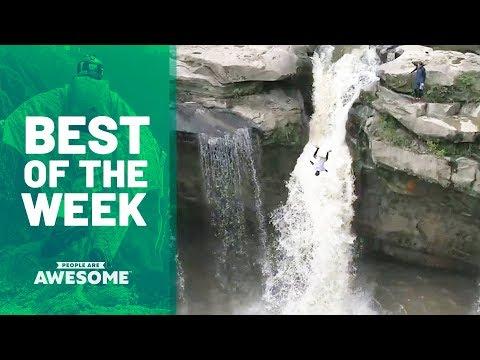 Cliff Diving, Multi-tasking Hula Hoopers & More | Best of the Week