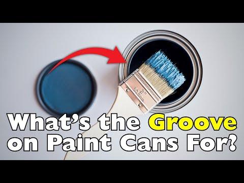 Why Do Paint Cans Have a Groove Around the Rim? #video