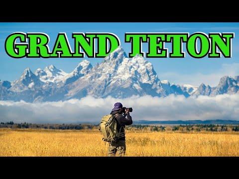 Landscape photography in the GRAND TETON MOUNTAINS - Nikon Z9 #Video