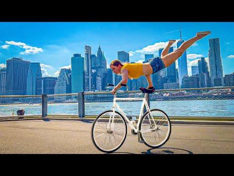 Mindblowing Bike Skills Meets New York`s Epic Skyline | Violalovescyling #Video