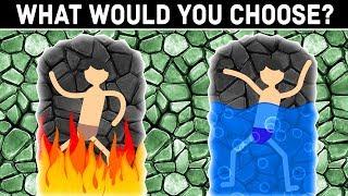 WHAT WOULD YOU CHOOSE TO SURVIVE? HARDEST VIDEO TEST