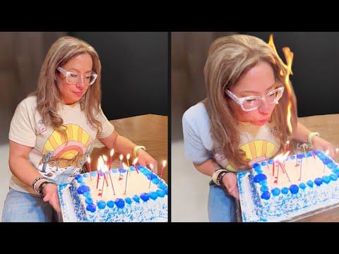 The Most Dangerous Birthday Cake | Your Daily Dose Of Internet #Video