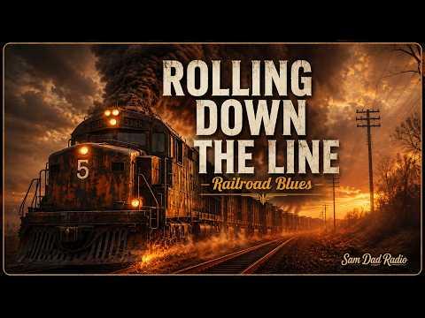 Rolling Down the Line | Railroad Blues Instrumental #Video