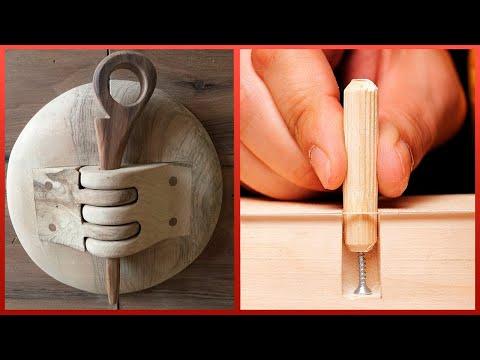 Amazing Woodworking Techniques & Wood Joint Tips | Genius Wooden Connections #Video