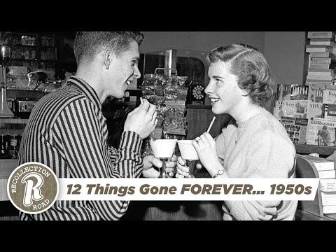 12 Things Gone FOREVER…1950s - Life in America #Video
