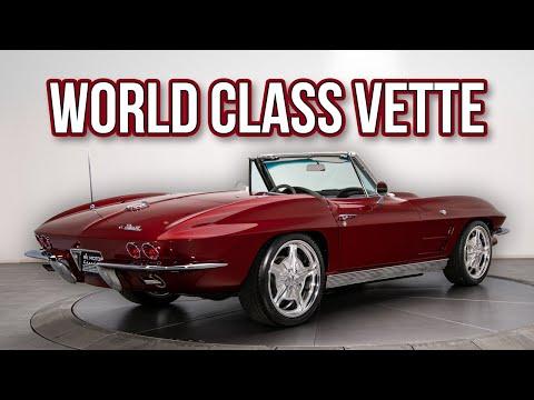 World Class Pro-touring 1963 Chevrolet Corvette 6.2L LS3 V8 Automatic - FOR SALE #Video