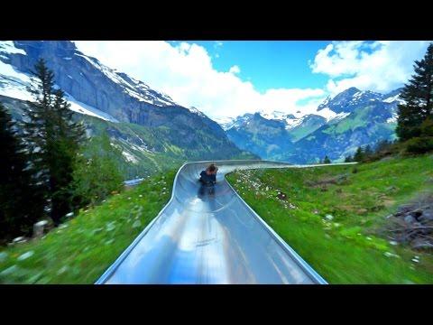 Switzerland Mountain Coaster #Video